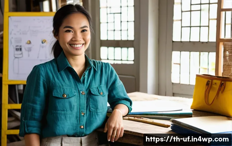 제약 기반 창의성의 글로벌 성공 사례 - **"A resourceful Thai female entrepreneur, in her late 20s, with a warm smile, stands proudly in her...