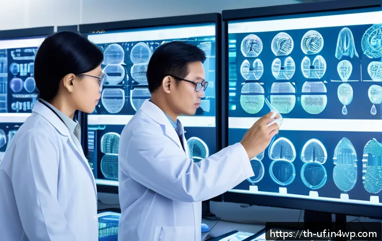 제약 기반 창의성의 국제적 사례 - A futuristic Thai medical laboratory scene showcasing personalized medicine development: a diverse g...